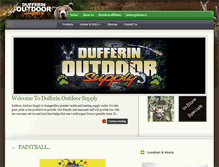 Tablet Screenshot of dufferinoutdoorsupply.org